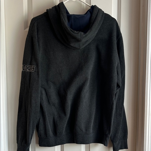 UNH university of New Hampshire Colosseum Dark Grey Wildcats Hoodie - Picture 3 of 6